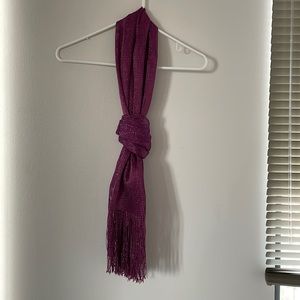 Fuchsia Glittery Pashmina